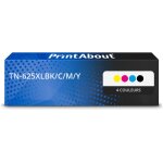 Toner compatible brother tn - 625xlbk / c / m / y - 4 couleurs - grande capacit� - multipack