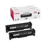 Toner canon 718 bk2 noir x2 - multipack