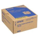Toner epson s050606 jaune 2x - multipack Toner epson s050606 jaune 2x - multipack