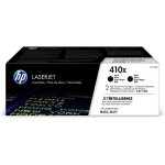 Toner hp 410x (cf410xd) noir haute capacit� 2x - multipack