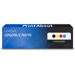 Toner compatible lexmark 20n20k / c / m / y0 - 4 couleurs - multipack