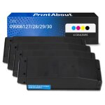 Toner compatible oki 09006127 / 28 / 29 / 30 - 4 couleurs - multipack