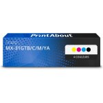 Toner compatible sharp mx - 31gtb / c / m / ya - 4 couleurs - multipack