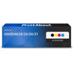 Toner compatible xerox 006r04828 / 29 / 30 / 31 - 4 couleurs - grande capacit� - multipack