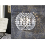 Applique murale design chrome