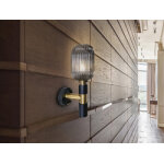 Applique murale noir - laiton