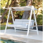 Balancelle de jardin aluminium