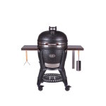 Barbecue kamado monolith - avantgarde le chef + chariot + housse + pierre pizza