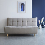 Canap 2 places beige