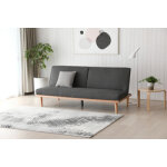 Canap convertible gris fonc