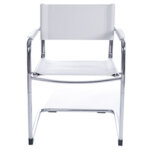 Chaise d'accueil / visiteur 'ka' blanche pour bureau ou salle de réunion Chaise d'accueil / visiteur 'ka' blanche pour bureau ou salle de réunion