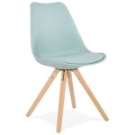 Chaise scandinave 'gouja' bleue