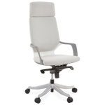 Fauteuil de bureau design 'babel' en tissu gris