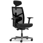 Fauteuil de bureau ergonomique 'impero' en tissu noir Fauteuil de bureau ergonomique 'impero' en tissu noir