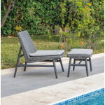 Fauteuil chilienne avec repose pieds