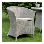 Fauteuil de jardin némo en résine tressée gris galet Fauteuil de jardin némo en résine tressée gris galet