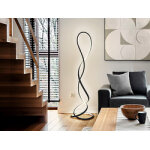 Lampadaire en acier et aluminium