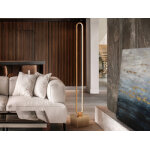 Lampadaire or / rose