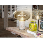 Lampe de table marbre blanc