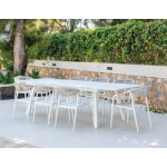 Salon de jardin  manger en aluminium