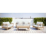 Salon de jardin  manger en bois