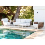 Salon de jardin sofa aluminium et résine tressée Salon de jardin sofa aluminium et résine tressée