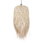 Suspension 'sarina' en bambou naturel