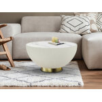 Table basse blanc - laiton