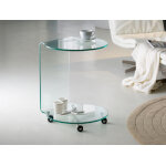 Table basse en verre