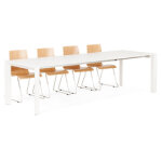 Table design extensible 'mamat' blanche mate - 190(270)x95 cm Table design extensible 'mamat' blanche mate - 190(270)x95 cm