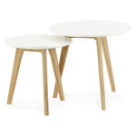 Tables gigognes ronde 'gaby' style scandinave Tables gigognes ronde 'gaby' style scandinave
