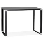 Table haute / bureau haut 'xline high table' en bois noir - 140x70 cm