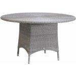 Table de jardin cigale gris galet diam 130 cm