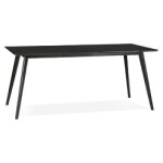 Table à manger / bureau design 'barista' en bois noir - 180x90 cm Table à manger / bureau design 'barista' en bois noir - 180x90 cm