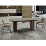 Table  manger extensible marron