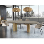 Table  manger extensible pierre mate