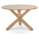 Table ronde en chêne massif 'faty' design Table ronde en chêne massif 'faty' design