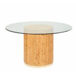 Table ronde en rotin diamtre 135