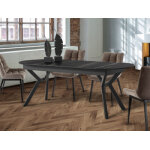 Table salle  manger finition marbre noir