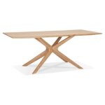 Table de salle  manger 'manitou' en chne massif - 195x95 cm