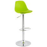 Tabouret réglable 'princes' vert avec haut dossier confortable Tabouret réglable 'princes' vert avec haut dossier confortable