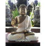 Bouddha dor et blanc