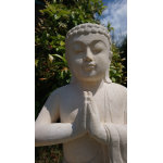 Bouddha statuette limestone