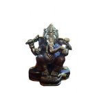 Ganesha assis en bronze