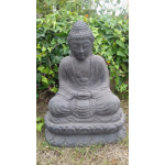 Statuette bouddha en terre cuite 20 cm