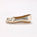 Ballerines  bout ouvert en cuir - blancheporte
