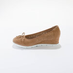 Ballerines cuir ajouré - blancheporte Ballerines cuir ajouré - blancheporte