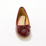 Ballerines plates vernies  noeud - blancheporte