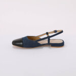 Ballerines slingback bicolore - blancheporte