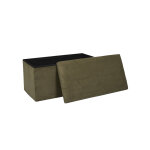 Banc - coffre pliable uni c�tel� - blancheporte